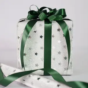 Colorful decorazione sottile pellicola da imballaggio del regalo carta da imballaggio di carta personalizzato per il regalo Di Natale