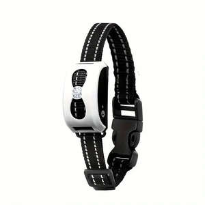 Valla Electrónica Inalámbrica Inteligente 2 en 1 para Mascotas, Nuevo Diseño, <span class=keywords><strong>Collar</strong></span> de Adiestramiento para Ladridos de Perros, Impermeable, Ajustable, con Vibración, Hecho de Plástico - Product Image 6