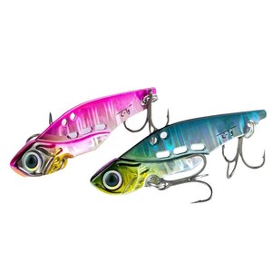 Esca Vibrante Affondante con Occhi 3D, Lame Metalliche, <span class=keywords><strong>Esche</strong></span> <span class=keywords><strong>Artificiali</strong></span> Crankbait Vibe <span class=keywords><strong>per</strong></span> Pesca in Fiume, Acqua Salata e Spigola - Product Image 5
