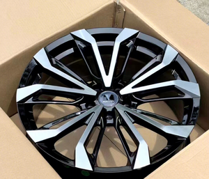 Para Elefa Wifafa <span class=keywords><strong>Sena</strong></span> para LM, Nuevos Rines de Aleación de 35 mm ET de 18 y <span class=keywords><strong>20</strong></span> Pulgadas con Acabado Negro y Diseño Multirradio - Product Image 3
