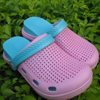 Sandale à talon personnalisée deux couleurs EVA chaussures de jardin sabots autoclavables femmes sabots sabots pour dames