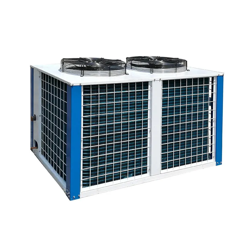Unité de condensation de compresseur refroidie par air de l'approvisionnement d'usine 3hp 5hp 6hp 10hp pour la réfrigération de système de refroidissement