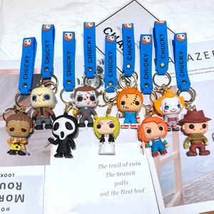 Llavero de la Serie de Terror Chucky, Figura de la Novia de Chucky, Llavero de Coche con Diseño de Payaso de IT - Product Image 3