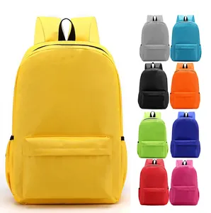 Mochila barata personalizada al por mayor de fábrica, mochila escolar 600d impermeable, mochila informal para niñas, mochila para niños, escuela