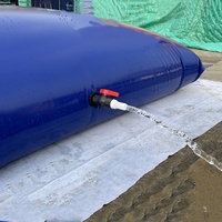 Réservoir d'eau pliable portable en forme d'oreiller, souple, grande capacité, 1000L-5000L, pour le stockage d'eau