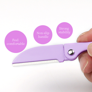 <span class=keywords><strong>Rasoir</strong></span> à sourcils miniature pliable portable pour débutants, lame de rasage pour le visage et le corps, <span class=keywords><strong>rasoir</strong></span> à dermaplaning - Product Image 6