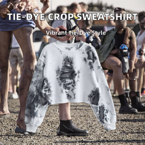 Sudadera de Alta Calidad, Regular, Formal, Impermeable, Antiencogimiento, Estampada para Otoño, Deportiva, para Exteriores, Personalizada con Tie-dye para Mujer - Product Image 2