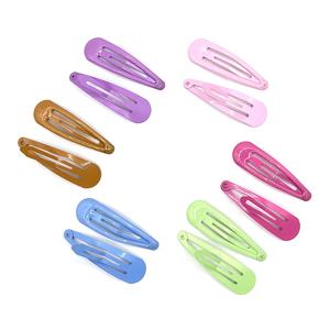 Colore vernice personalizzata 2-4 pollici metallo Snap triangolo antiscivolo mollette colore caramella <span class=keywords><strong>per</strong></span> ragazze bambini e donne accessori <span class=keywords><strong>per</strong></span> <span class=keywords><strong>capelli</strong></span> - Product Image 2