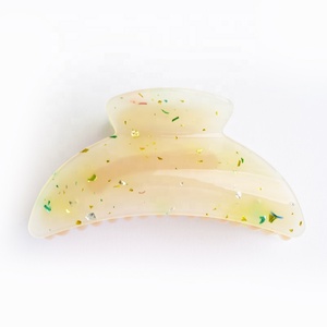 Ziming-Pinza de pelo de ácido acético para mujer y niña, talla grande, <span class=keywords><strong>Mio</strong></span>, elegante, de mármol, de acetato - Product Image 5