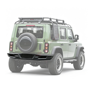 Pare-chocs arrière en acier robuste Black Flame pour BAW 212 BJ212 T01 2024 2025 2026 4x4 tout-terrain avec treuil - Product Image 1