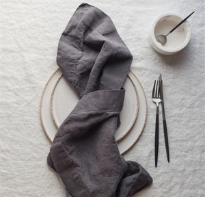 En gros 100% Naturel <span class=keywords><strong>Lin</strong></span> Style Crêpe Serviettes <span class=keywords><strong>de</strong></span> <span class=keywords><strong>Table</strong></span> Hemstitch Restaurant Serviettes <span class=keywords><strong>de</strong></span> <span class=keywords><strong>Table</strong></span> - Product Image 5