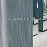 Plaque de miroir acrylique dorée sur mesure 1mm 2mm 3mm, panneau de miroir en plastique flexible pour décoration intérieure