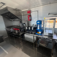 Camion de restauration BBQ, chariot à pizza, burgers, saucisses, gyros, remorque alimentaire personnalisée avec zone de grillade, fabrication pour la vente aux États-Unis et en Turquie