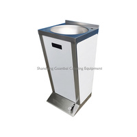 Robinet à commande au pied pour usage commercial Guanbai, en acier inoxydable, résistant à la corrosion, pour évier de table