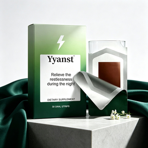 Tiras Calmantes Naturales para la Noche, Fórmula con Mezcla de Plantas, Alivian la Inquietud Durante la Noche, Efecto Suave y Relajante, 30 Tiras Orales - Product Image 3