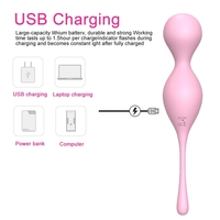 Großhandel Doppel-Kegel-Bälle Vibrator Kabellose Fernbedienung Tragbare Silikon Vaginal-Trainingsbälle Beckenbodentrainer für Damen