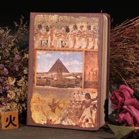 Carnet à couverture rigide exquise avec reliure thermique, 100 feuilles, format A5, imprimé par sublimation, papeterie scolaire, cadeau idéal