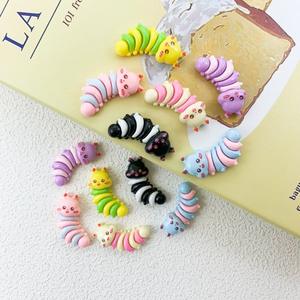 Nouveaux modèles personnalisés colorés pas cher abordable Animal dessin animé mignon bricolage petit insecte résine breloques pour chaussures et étui de téléphone - Product Image 1