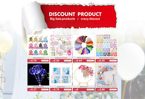 Bobo Sorriso Palloncino Set Decorazioni Bambini Festa di Compleanno Set Arcobaleno di Rifornimenti Del Partito di Modo - Product Image 6