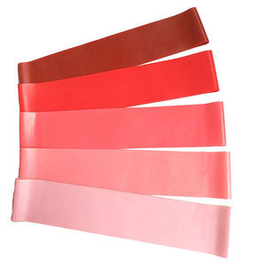 Lot de bandes de résistance en latex naturel, vente en gros, colorées, pour exercices, faible MOQ, OEM, directement de l'usine - Product Image 5