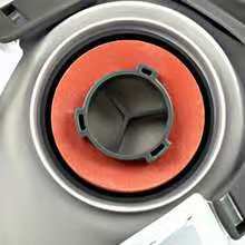 Respirateur léger demi-masque avec double filtre - Masque en silicone anti-buée pour protection chimique - Product Image 4