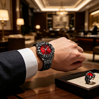 Montre à griffes Hétérosexuelle Style Alabaster Rétro Y2K Montres Européennes et Américaines avec Anneau Forme Spéciale Montres Niche Avancées Tendance Ins