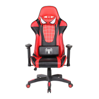 Fauteuils de jeux informatiques personnalisables en cuir synthétique à prix abordable Fauteuils ergonomiques rotatifs Spider-Man