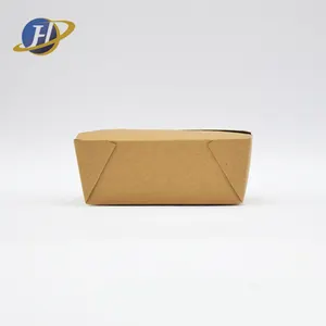 Scatola di pollo avvolti in carta Kraft scatola monouso fast food scatola da asporto in Vietnam
