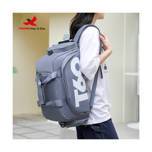 Bolsa de Deporte Impermeable Oxford de Gran Capacidad, Tipo Duffel, para Gimnasio y Viajes, Color Rosa, con Compartimento para Zapatos, RTS, Pedidos Mixtos al por Mayor - Product Image 2