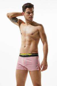 Shorts décontractés pour hommes pyjamas famille <span class=keywords><strong>culotte</strong></span> ample couleur unie à carreaux flèche pantalon hommes <span class=keywords><strong>culotte</strong></span> 100% respirant hommes Shorts - Product Image 3
