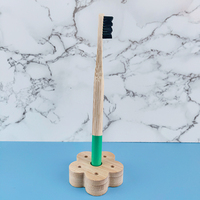 Brosse à dents en bambou biodégradable, naturelle et biologique, à poils super doux, personnalisable, vente en gros