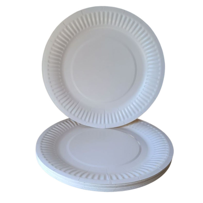 Disposable 6inch 7inch 9inch Food Grade Cardboard Cake Dish Paper Plates Bowls