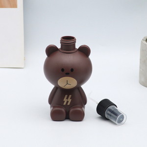 Trực Tiếp Từ Nhà Sản Xuất Bán Chạy Nhất Thiết Kế 220Ml Nâu Gấu Phun Chai Dễ Thương Và Quyến Rũ Nhựa Phun Chai - Product Image 3