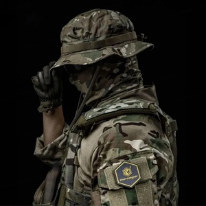 Sombrero de Pesca para Entrenamiento al Aire Libre, Estilo Camuflaje Selva, Táctico, de Ala Corta - Product Image 6