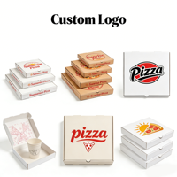 SP4285 Nuova Scatola in Carta Kraft Personalizzata con Logo, Confezione in Cartone Ondulato Colorato per Pizza
