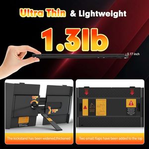 14.2 inç S8 Ultra Tri harici çift çift üçlü Laptop monitörü ekran taşınabilir Ultra ince uzatma genişletici genişletilmiş - Product Image 3