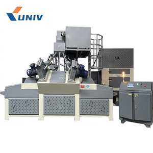 Machine de grenaillage UNIV à alimentation continue Type de tunnel Moteur entraîné par moteur Dégivrage Brunissage Tir d'acier à haute productivité - Product Image 1