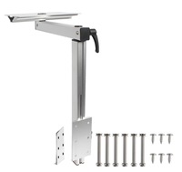 Pied de table pliable en alliage d'aluminium pour camping-car, support de table télescopique mural rotatif à 360 degrés pour accessoires de camping-car