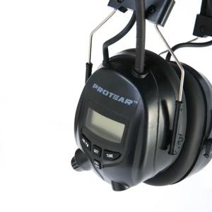 Auriculares <span class=keywords><strong>de</strong></span> protección auditiva <span class=keywords><strong>Bluetooth</strong></span> mejorados <span class=keywords><strong>con</strong></span> Radio FM/AM 25dB NRR <span class=keywords><strong>orejeras</strong></span> <span class=keywords><strong>de</strong></span> <span class=keywords><strong>seguridad</strong></span> para siega, talleres - Product Image 3