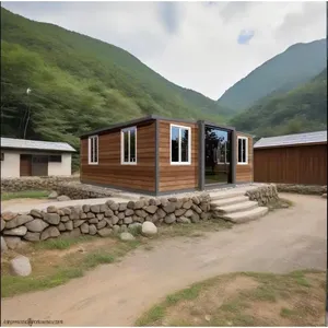 <span class=keywords><strong>Vendita</strong></span> di Fabbrica: Casa Container Prefabbricata Modulare 20FT, Design Personalizzato, Pieghevole ed Espandibile, Pannelli Sandwich, Design Moderno ed Economico - Product Image 4