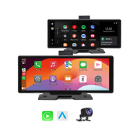 Monitor de Coche Portátil de 11.26 Pulgadas, Éxito de Ventas 2025, con Pantalla Táctil IPS, Dashcam Frontal 2K y Carplay y Android Auto 2 en 1