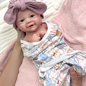 Muñecas Reborn <span class=keywords><strong>de</strong></span> <span class=keywords><strong>Silicona</strong></span> Suave <span class=keywords><strong>de</strong></span> Cuerpo Completo <span class=keywords><strong>de</strong></span> 17 Pulgadas para Niñas, Vivienne, Piel Realista, Cabello Injertado a Mano, Apoyo Emocional - Product Image 3