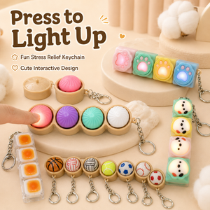 Portachiavi Antistress Luminoso a Forma <span class=keywords><strong>di</strong></span> Gatto, Giocattolo Girevole per Alleviare lo Stress, Ciondolo per Borsa, <span class=keywords><strong>Regalo</strong></span> - Vendita Calda all'Ingrosso - Product Image 3