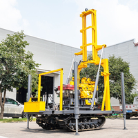 Hengwang HWL-230 Foreuse de puits d'eau sur chenilles avec pompe à boue, Foreuse DTH, Alimentation diesel, pour le commerce