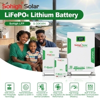 Batterie solaire au lithium Lifepo4, différentes puissances, vente en gros d'usine, 3kwh, 5kwh, 10kwh, 15kwh, 16kwh, batterie de stockage d'énergie solaire