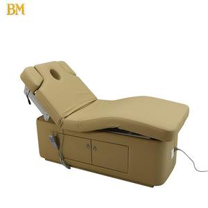 <span class=keywords><strong>Lit</strong></span> de massage électrique de luxe moderne pour salon de beauté, avec angle réglable et éponge haute densité, idéal pour les services de spa facial - Product Image 1
