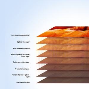 Écran flexible anti-lumière <span class=keywords><strong>Fresnel</strong></span> <span class=keywords><strong>Fengmi</strong></span> 80 pouces, écran de télévision laser F2, projection à très courte focale, 4K HD 16:9, rideau - Product Image 3