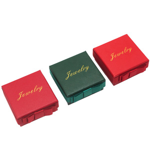 Caja de Regalo Vintage con Tapa Dorada en Relieve, Diseño Cielo y Tierra, 7*7 cm, Lazo Lateral, Cinta de Mariposa, Caja para Joyería, Pendientes, Anillos, Navidad - Product Image 5