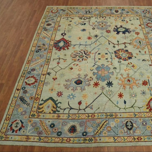 พรมขนแกะตุรกีย้อมสีผักสีเขียว3D งานทำมือสำหรับห้องนั่งเล่นพรมสำหรับพื้นที่สวดมนต์ปิกนิกปรับแต่งได้ - Product Image 1