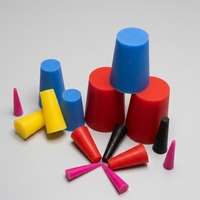 Bouchons en caoutchouc de silicone personnalisés en gros pour usine, bouchons coniques pour trous, pour l'étanchéité, non toxiques, en caoutchouc massif